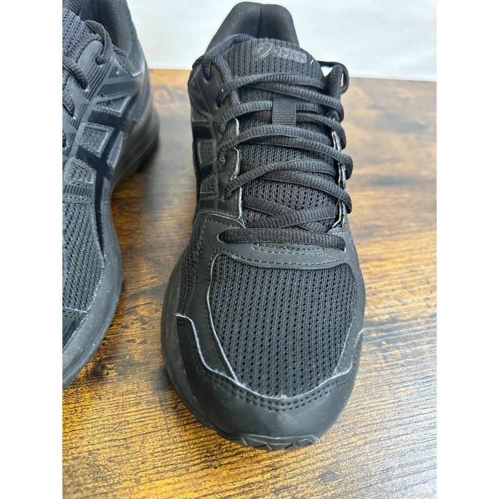 ASICS JOLT Triple Black Mesh Sneaker Lace Running Shoes Women's Size 11 - Picture 7 of 14